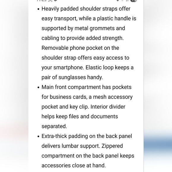 Targus Black and Purple Backpack With Laptop Compartment - Picture 8 of 8